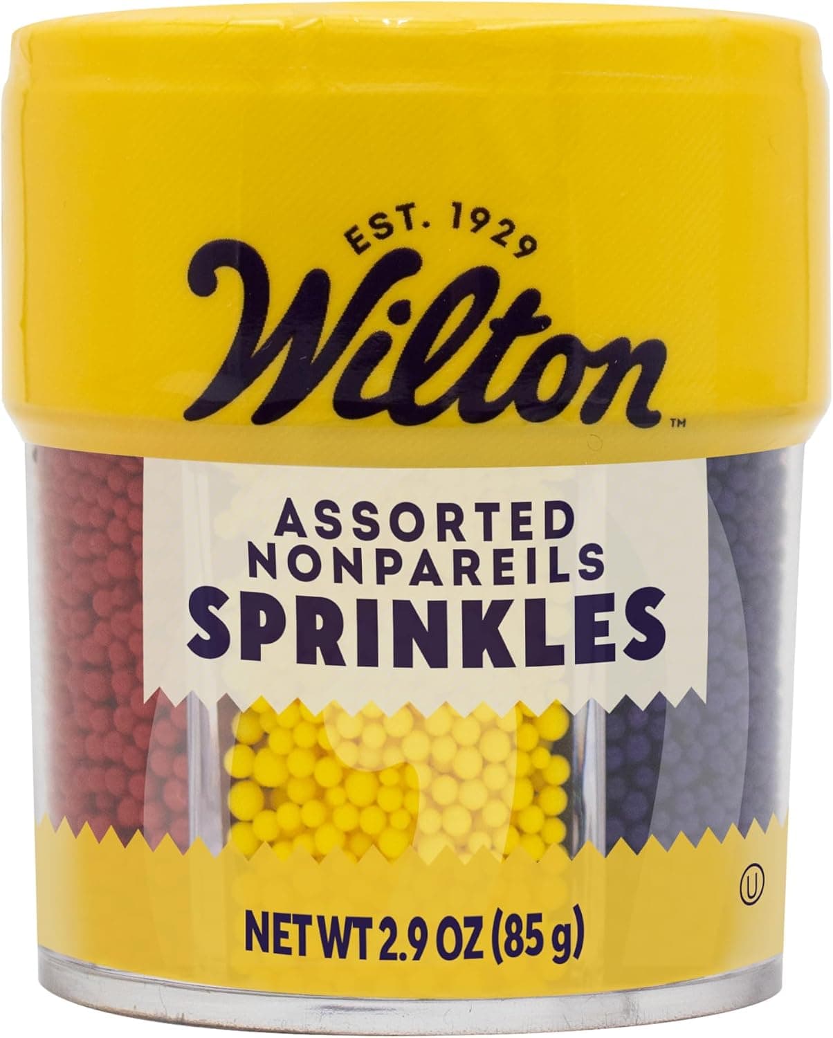 Wilton Nonpareils 6-Mix Sprinkle Assortment, Bright Rainbow Sprinkles for Cakes, Cupcakes, Cookies & Desserts, 3 oz