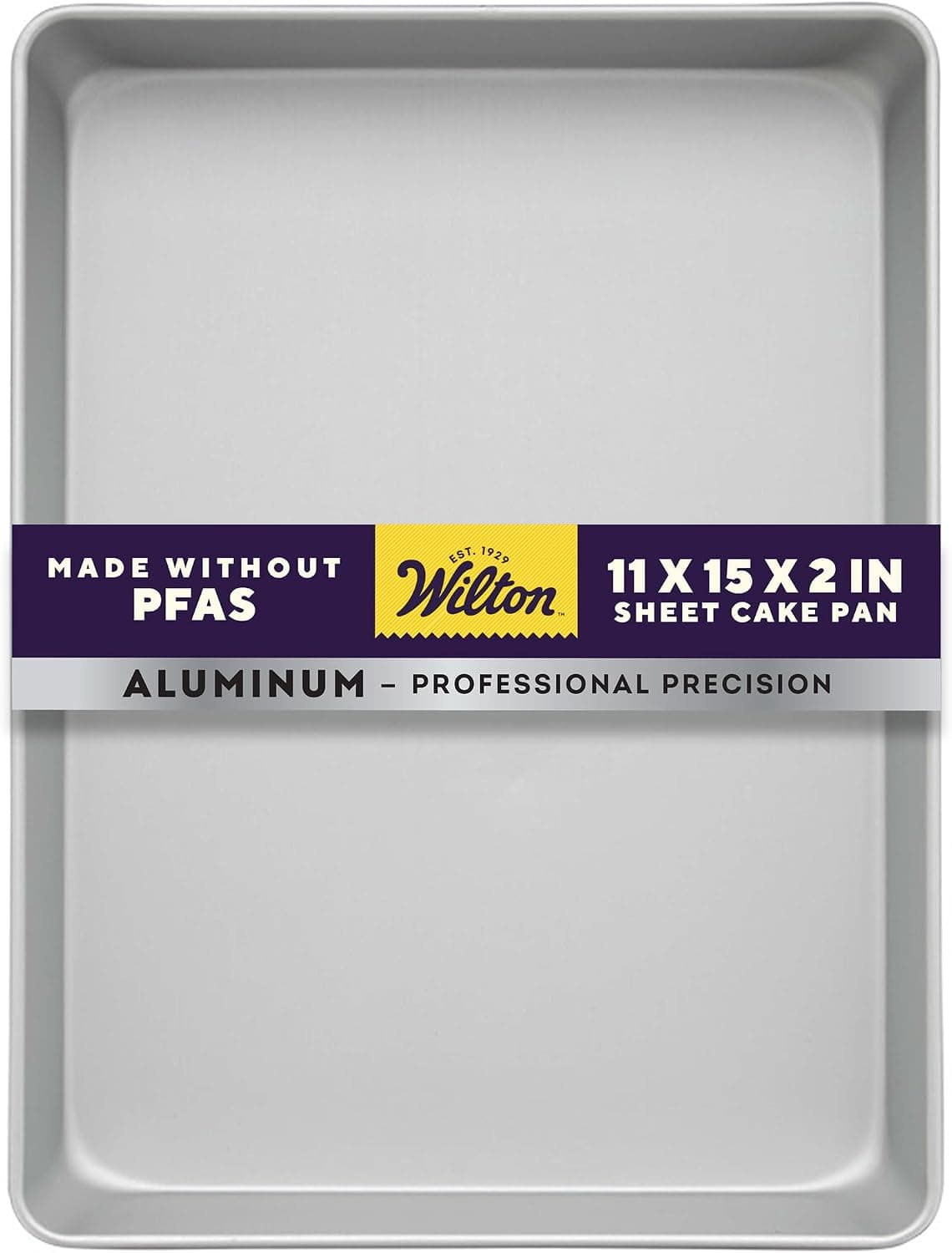Wilton Performance Pans Aluminum Medium Sheet Cake Pan, 11 x 15-Inch