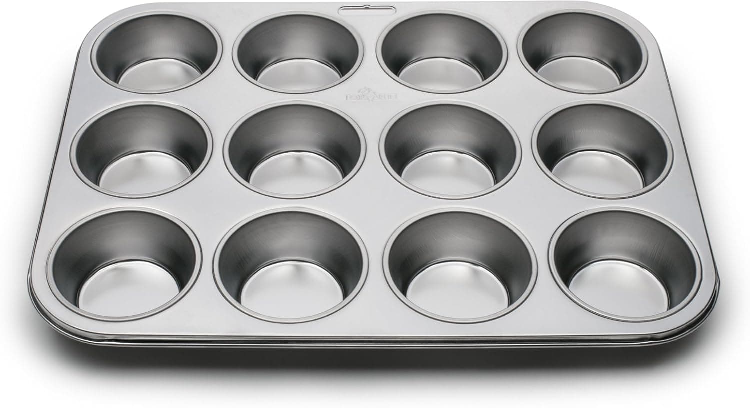 Fox Run Muffin and Cupcake Pan, 12 Standard Cup Stainless Steel