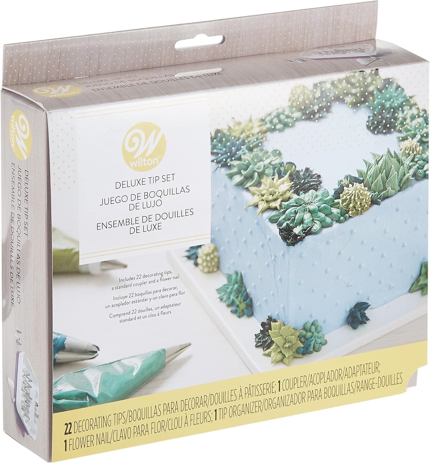Wilton Deluxe Tip Set with Storage Case, 25-Piece