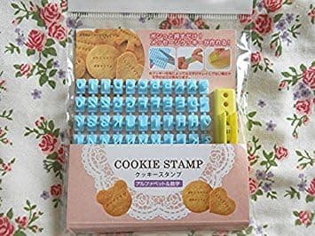 Alphabet, Number, Letter Biscuit Fondant Cake/Cookie Impress Embosser Set