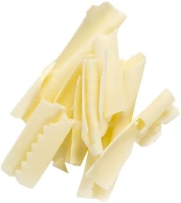 Pastry Chef's Boutique White Belgian Chocolate Curled Shaving Topping Decoration for Cupcake, Hot Cocoa, Ice Cream Cookies Cake Decorating - 5.5 Lbs