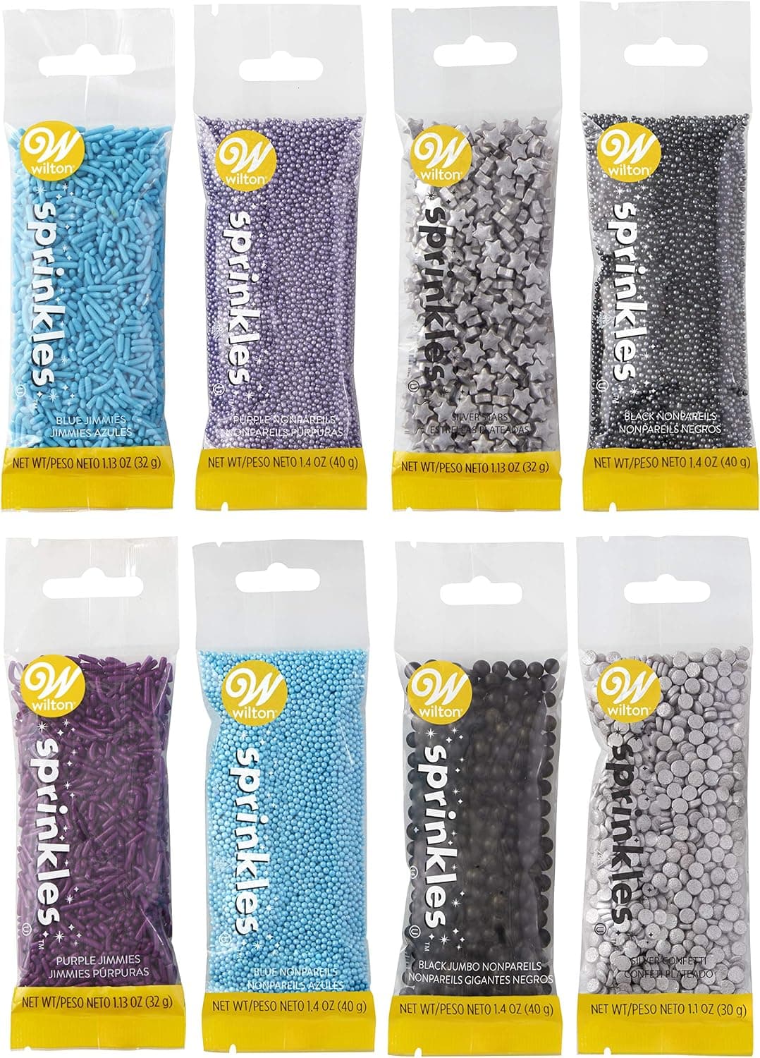 Wilton Galaxy Sprinkles Dessert Decorating Set, 8-Piece