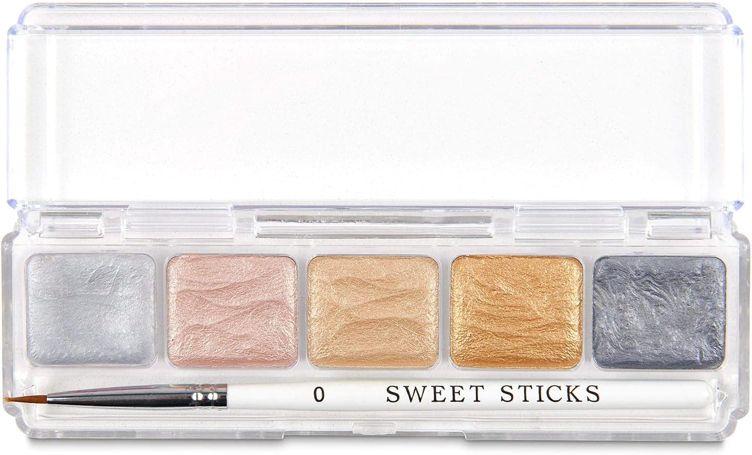 Sweet Sticks Edible Art Water-Activated Food Paint Mini Palette, Metallic