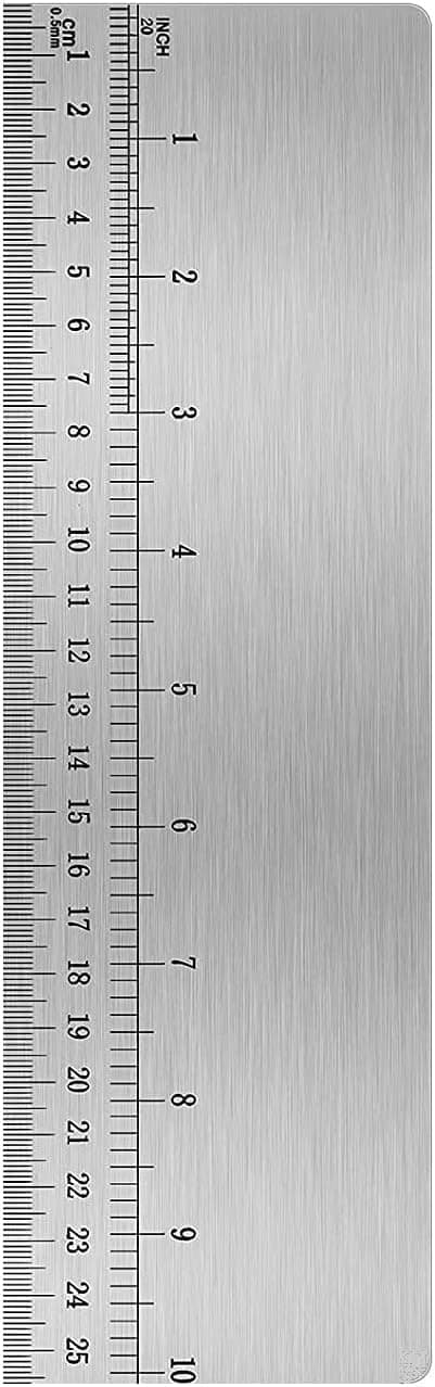 10inch Metal Cake Scraper, Stainless Steel Cake Edge Smoother for Buttercream, Cake Decorating Comb
