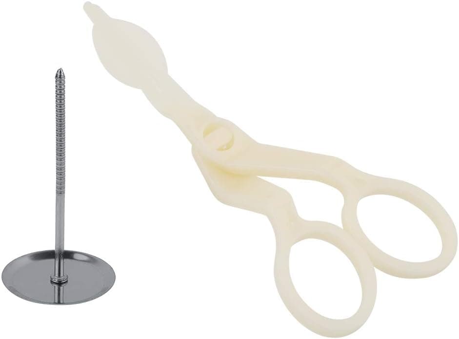 Cake Flower Making Tools, Reusable Flower Nail and Transfer Lifter with Sugar Craft Scissor