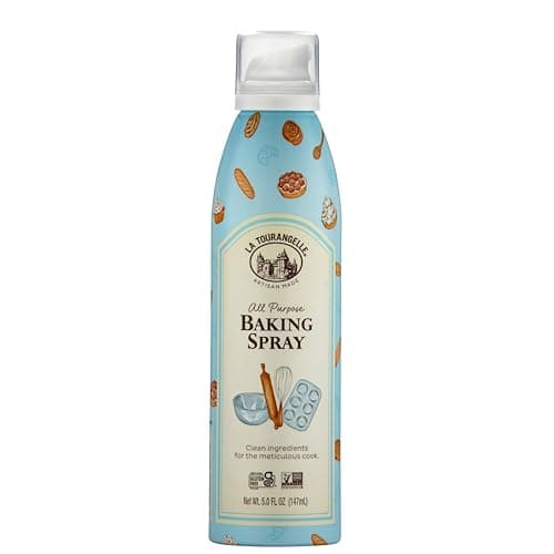 La Tourangelle All Purpose Baking Spray, Gluten-Free, Non-Stick, 5 fl oz | Family-owned since 1867, Kosher, Gluten Free, Non Aerosol, Non-GMO, Propellant Free, Expeller-Pressed, For Cooking