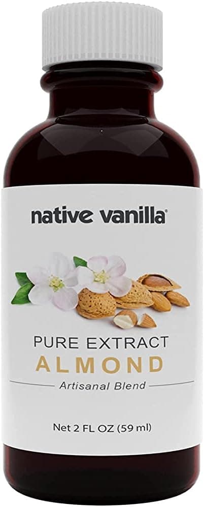 Native Vanilla - Pure Almond Flavor - 2 Fl Oz - Perfect for Cooking, Baking, and Dessert Crafting