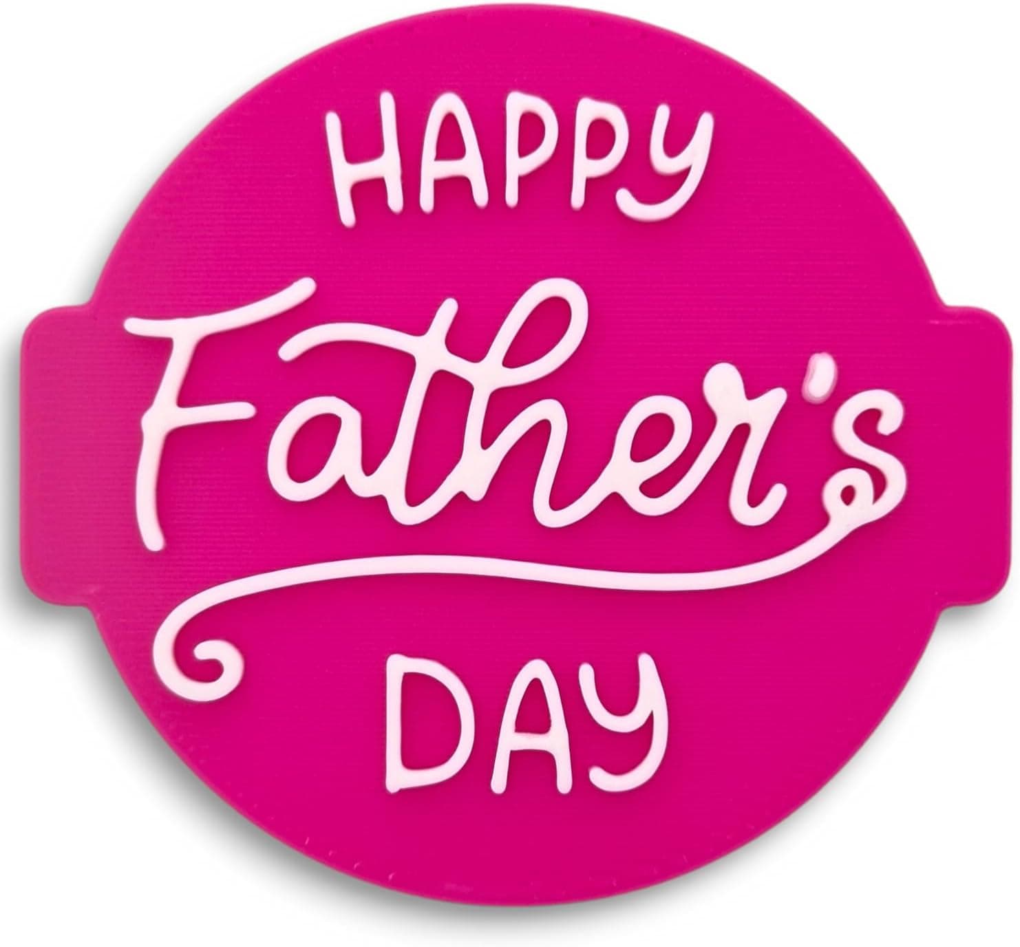 1066 Factory 'Fathers Day' Embosser Stamp for Icing Fondant Frosting Sugar Paste Cupcake Cake Cookie Baking Decoration