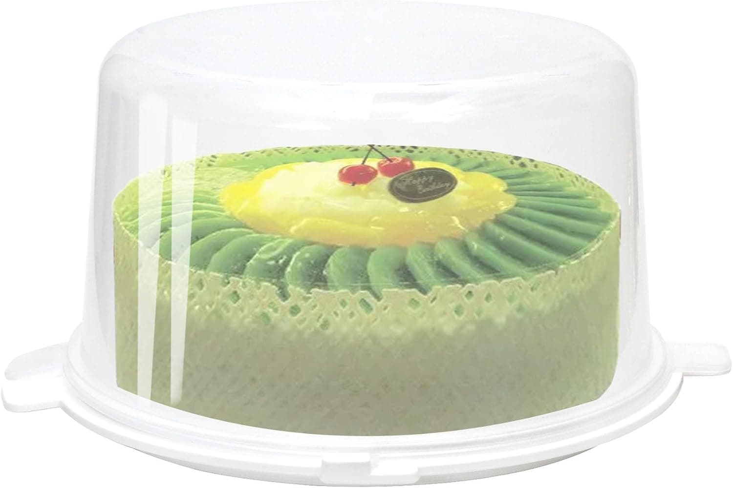 Youngever Plastic Cake Carrier, Clear Cake Container, 12 Inch Cake Carrier with Lid