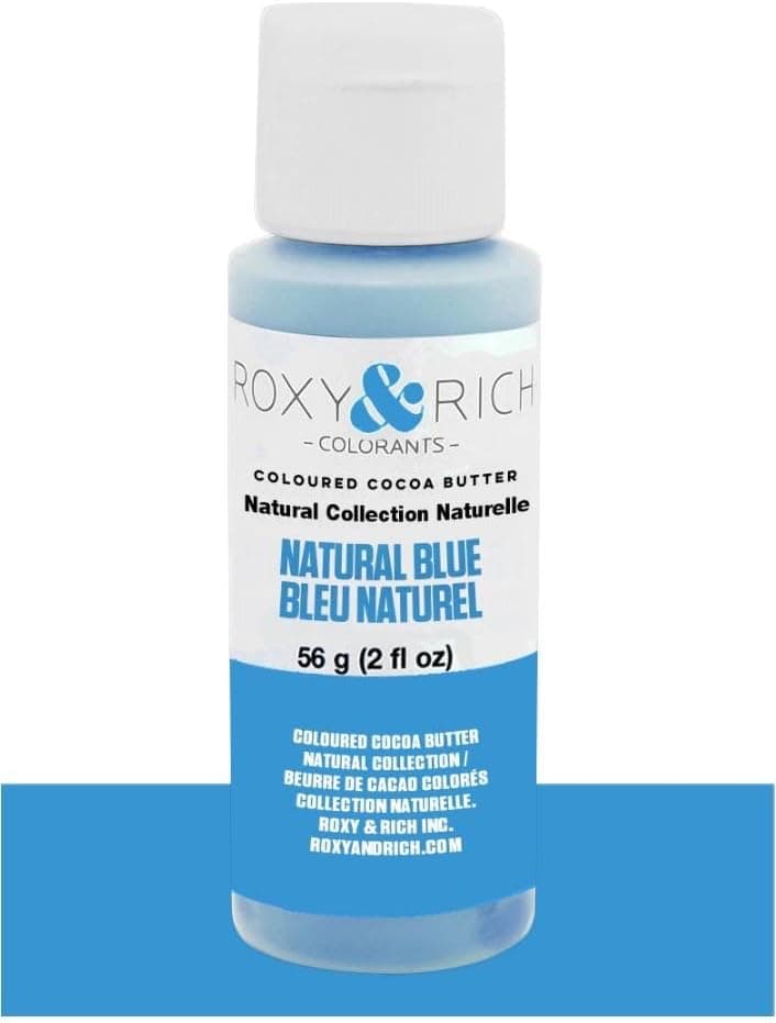 Roxy & Rich Natural Colored Cocoa Butter, 56 Grams, Blue
