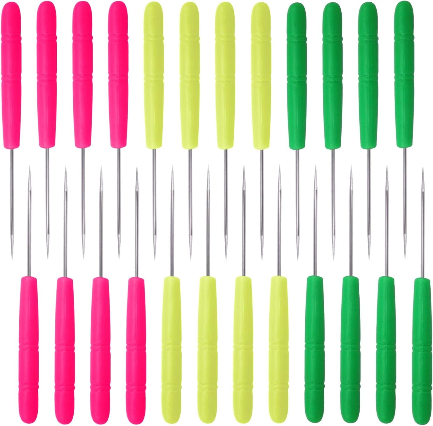 36 Pcs Cookie Scribe Tool Sugar Stir Needle Biscuit Icing Pin, Stainless Steel Cookie Decorating Supplies (3 Colors)